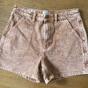 Burnt Orange high waisted shorts
